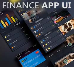 UI设计－手机应用程序(金融类)：Finance App UI